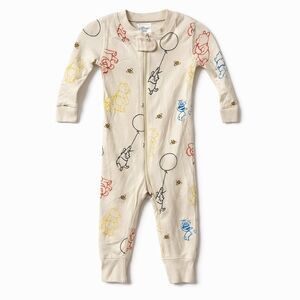 Hanna Andersson Winnie the Pooh Zip Sleeper 3–6M Organic Cotton